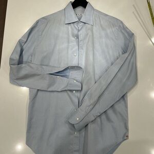 Loro Piana Sky Blue Dress Shirt